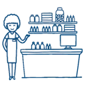 Salg, butikk- og varehandel