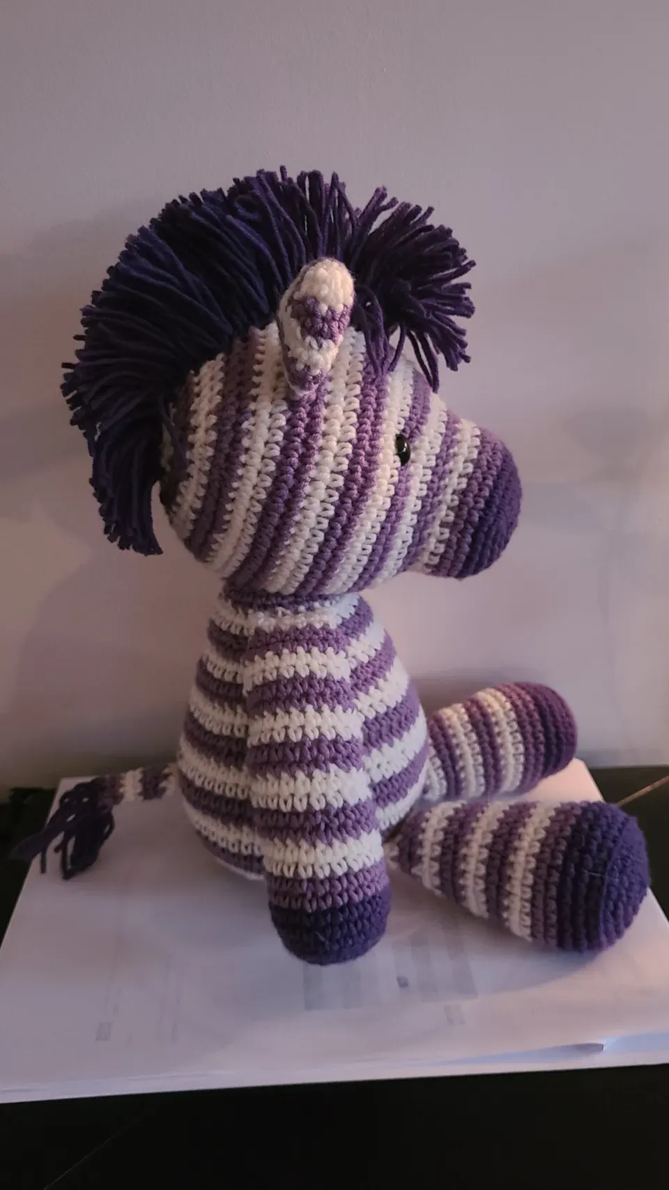 Arigurumi Zebra-bamse