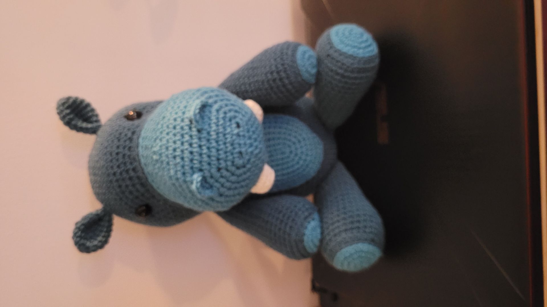 Arigurumi Flodhest-bamse