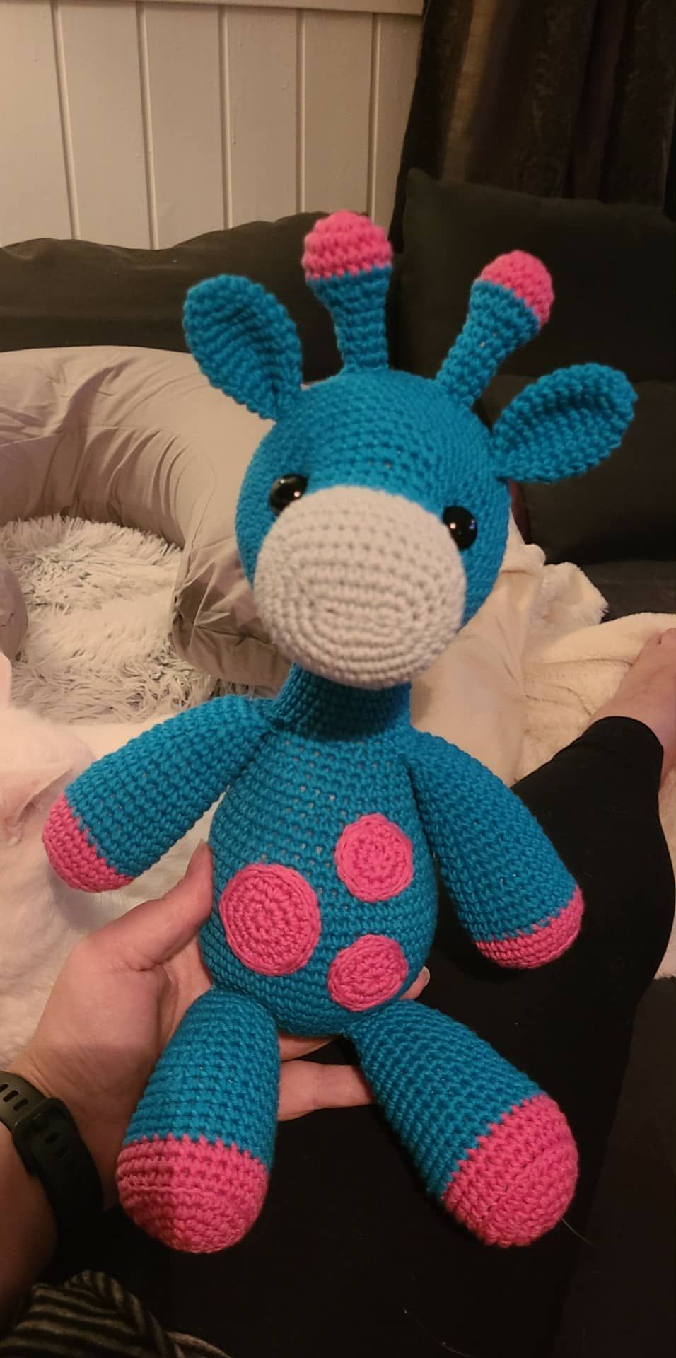 Arigurumi Giraff-bamse