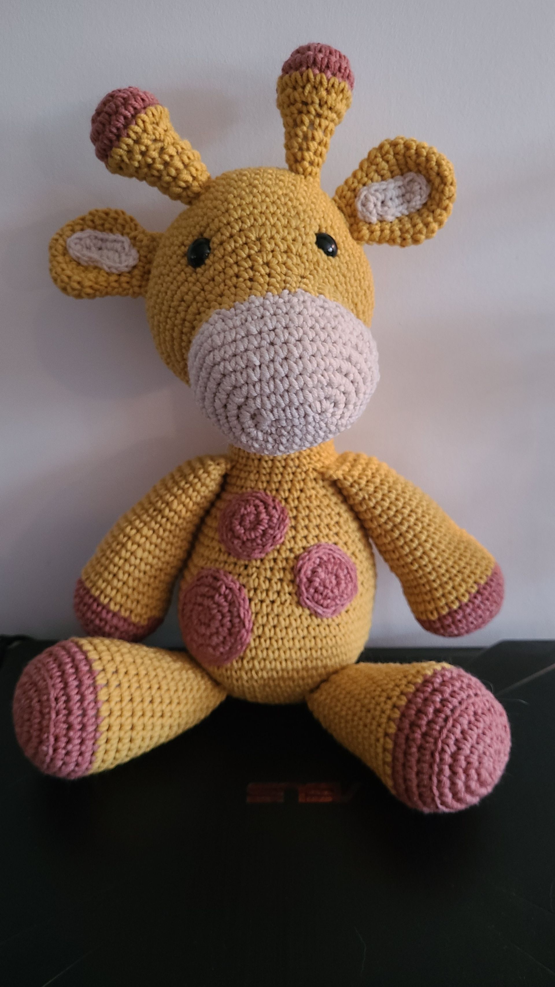 Arigurumi Giraff-bamse