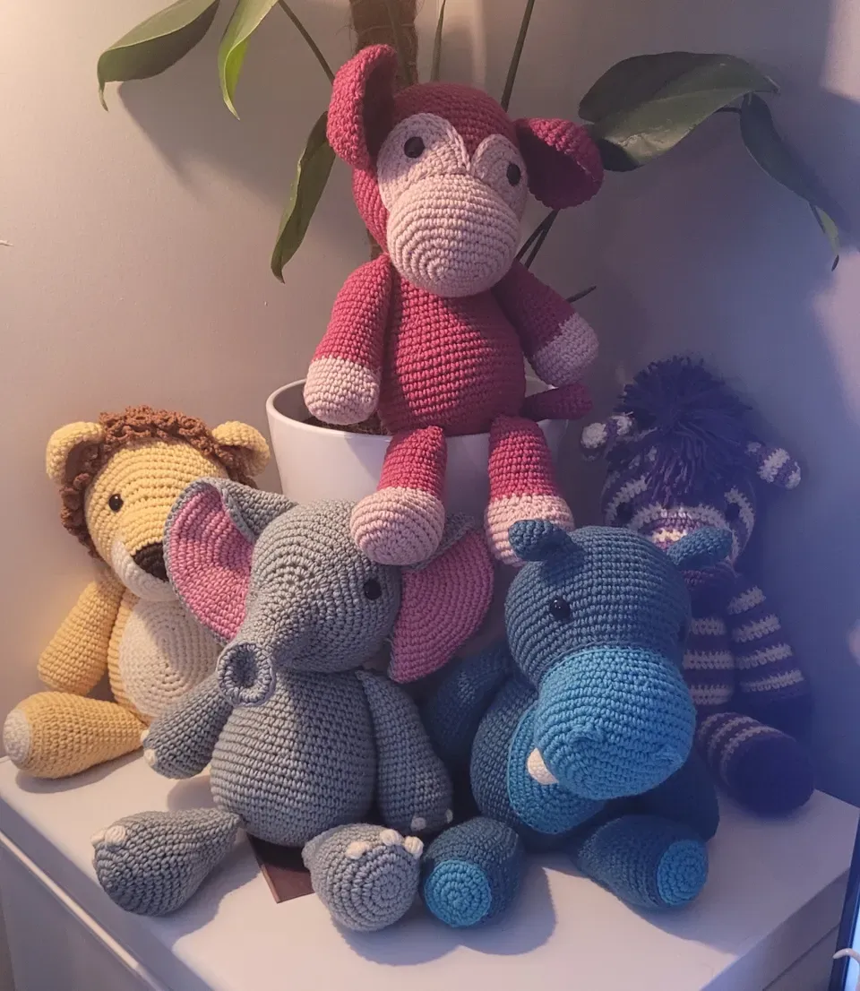 Arigurumi Zebra-bamse