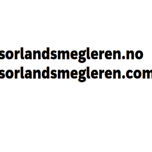 webdomene sorlandsmegleren