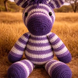 Arigurumi Zebra-bamse