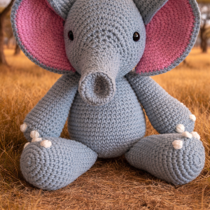 Arigurumi Elefant-bamse