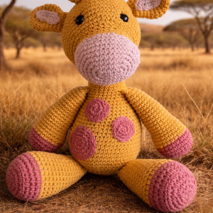 Arigurumi Giraff-bamse