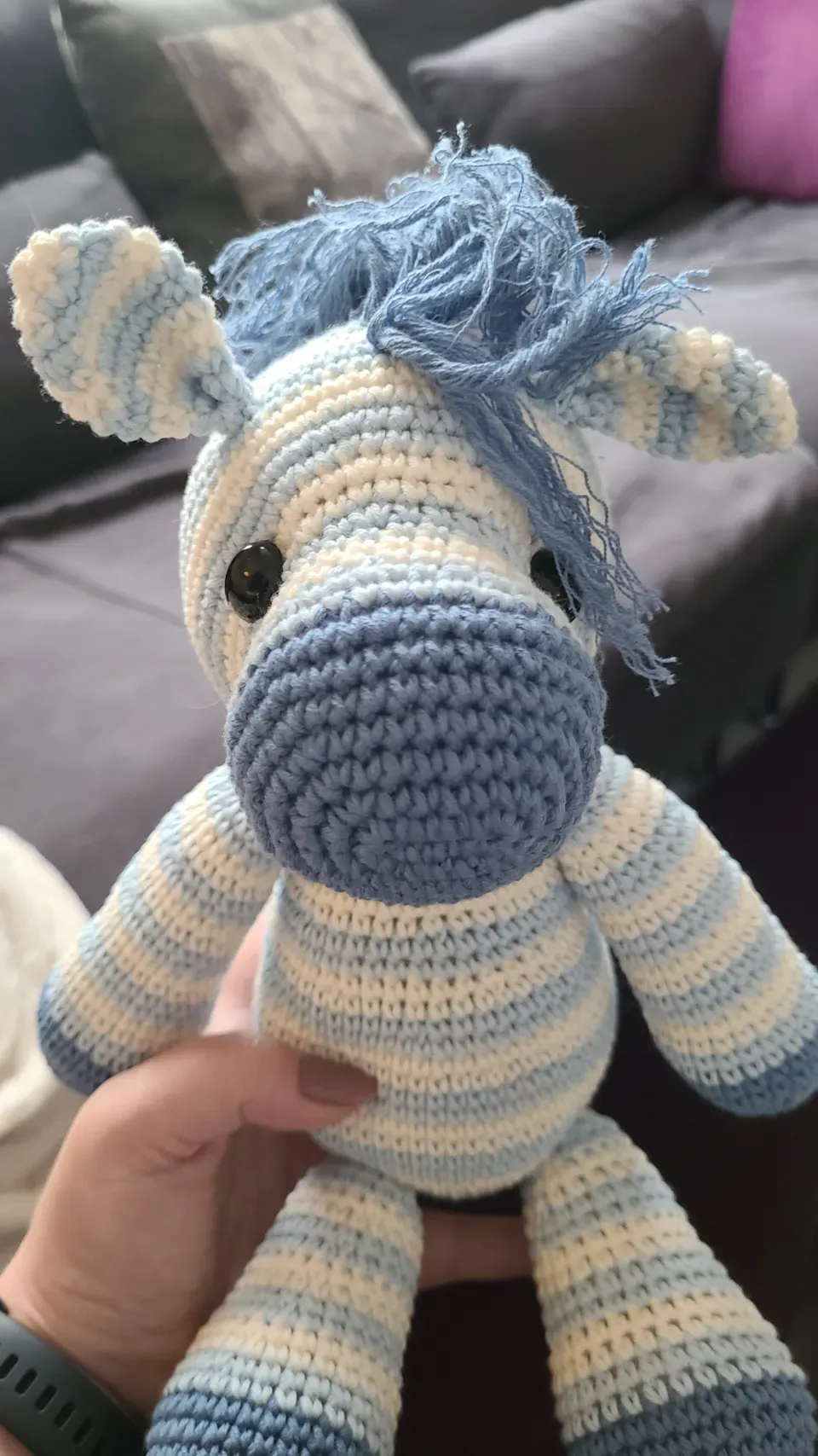 Arigurumi Zebra-bamse